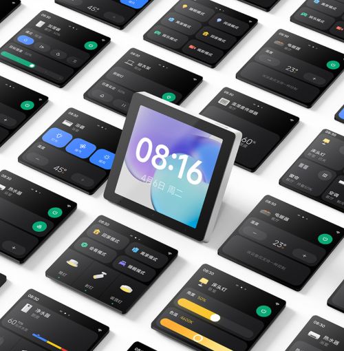 头联动与小米 Mesh20 网关一屏搞定全屋控制麻将胡了2试玩网站小米智能中控屏开售：支持摄像(图3)